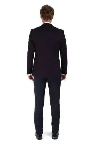 Modazone Men's DARK NAVY Broadway Slim Fit Groom Suit - 3