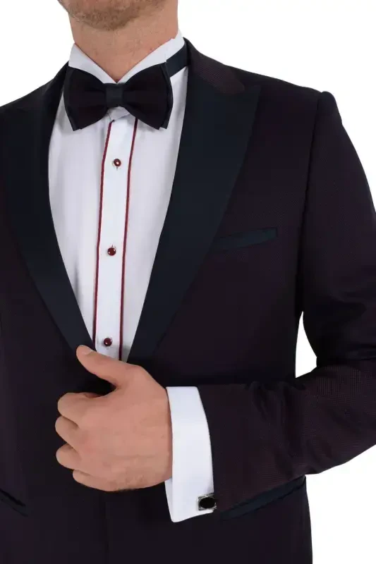 Modazone Men's DARK NAVY Broadway Slim Fit Groom Suit - 4