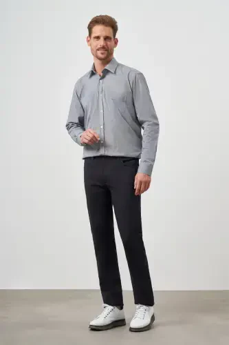 Modazone Men's Gray Seasonal Cotton 5 Pocket Dynamic Fit Jean Pants - 3