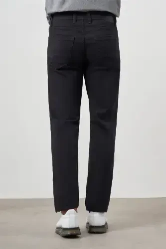 Modazone Men's Gray Seasonal Cotton 5 Pocket Dynamic Fit Jean Pants - 4