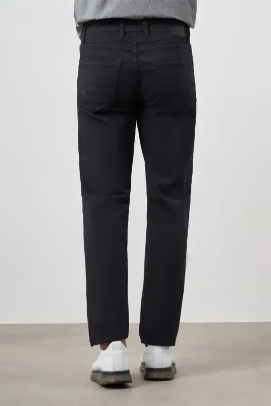 Modazone Men's Gray Seasonal Cotton 5 Pocket Dynamic Fit Jean Pants - 4