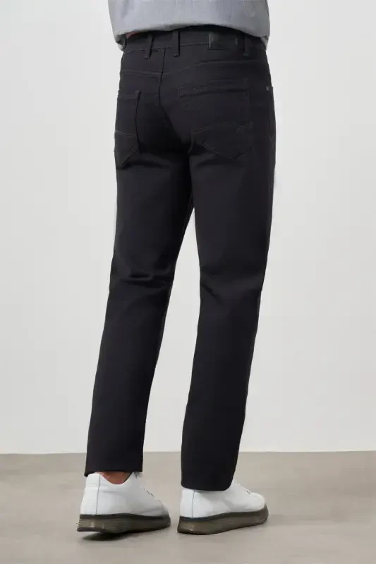 Modazone Men's Gray Seasonal Cotton 5 Pocket Dynamic Fit Jean Pants - 5