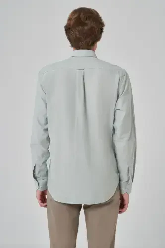 Modazone Men's Green Cotton Trend Dynamic Fit Shirt - 5