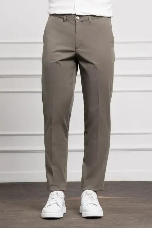 Modazone Men's Green Dynamic Fit Chino Pants - 2