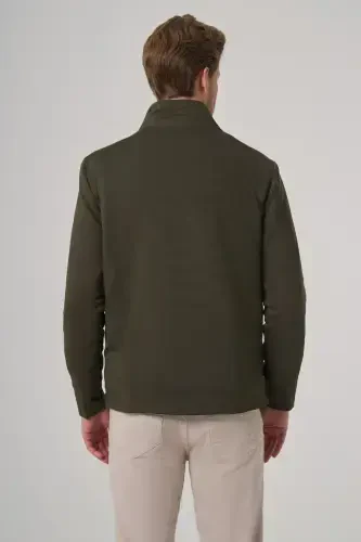 Modazone Men's Green Polyamide Short Quilted Jacket - 6