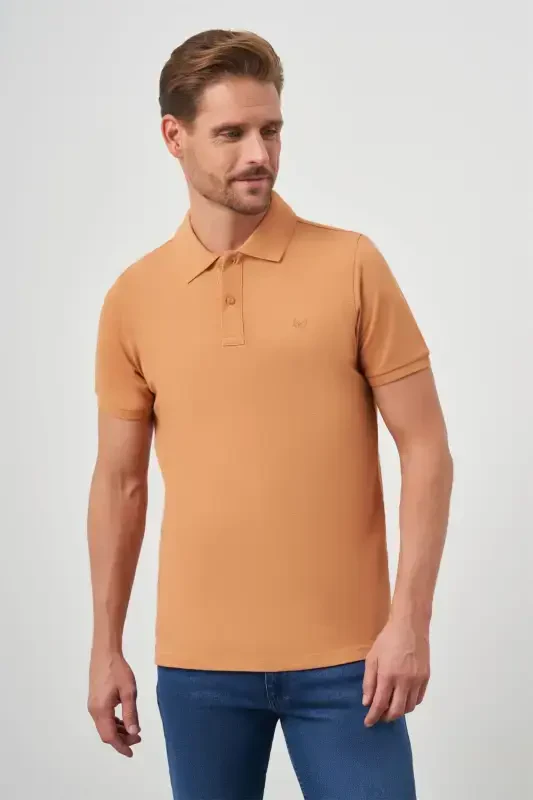 Modazone Men's Honey Basic Polo Collar Dynamic Fit T-Shirt - MORVEN