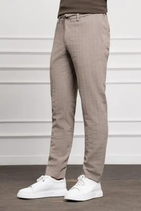 Modazone Men's Mink Polyviscose Jogger Dynamic Fit Relaxed Fit Pants - 2