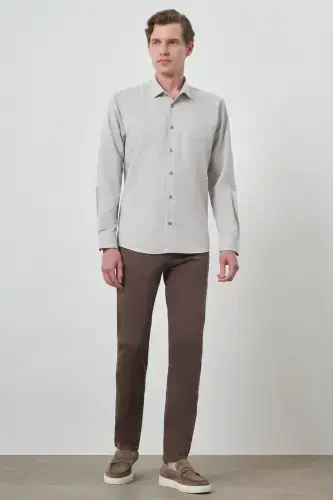 Modazone Men's Mink Slim Fit Italian Collar Shirt - MORVEN (1)