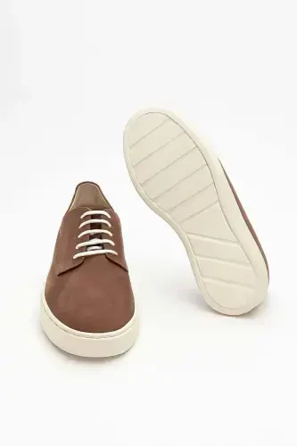 Modazone Men's Mink Suede Thick Sole Sneaker Shoes - 3