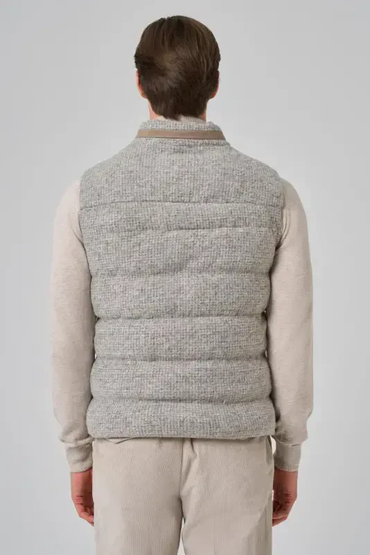 Modazone Men's Mink Trend Wool Dynamic Fit Padded Vest - 7