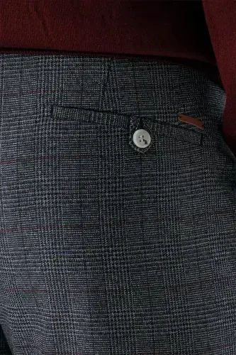 Modazone Men's Navy Blue Polyviscose Trend Drawstring Jogger Slim Fit Sports Pants - 5