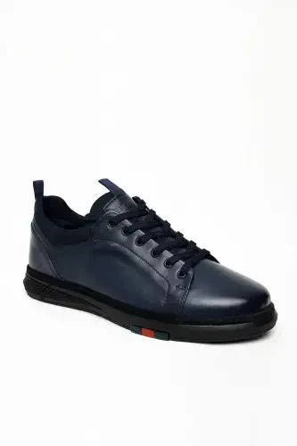 Modazone Men's Navy Blue Sneaker Casual Shoe - 1