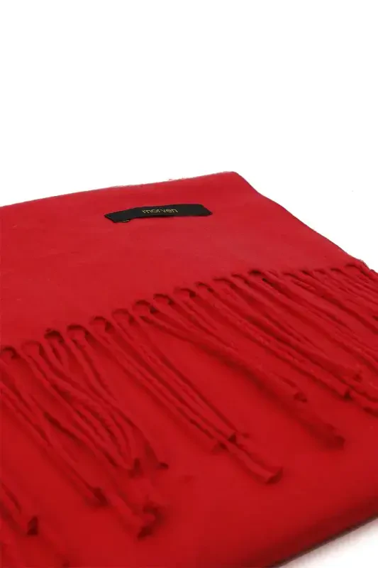 Modazone Men's Red Double-Sided Scarf - 2