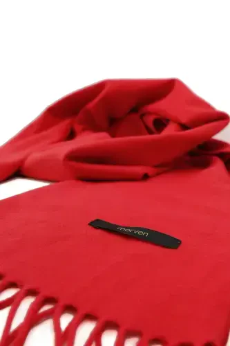 Modazone Men's Red Double-Sided Scarf - 4