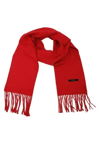 Modazone Men's Red Double-Sided Scarf - 5
