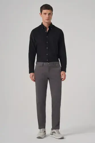 Modazone Men's Smoked Cotton Trend Slim Fit Chino Pants - 3