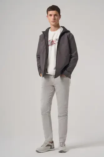 Modazone Men's Smoked Trend Reversible Hooded Coat - 3