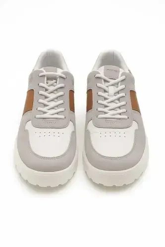 Modazone Men's Stone Seasonal Casual Leather Sneakers - MORVEN (1)