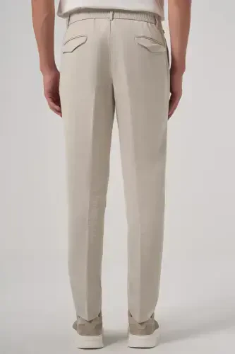 Modazone Men's Stone Trend Slim Fit Elastic Waistband Pants - 5