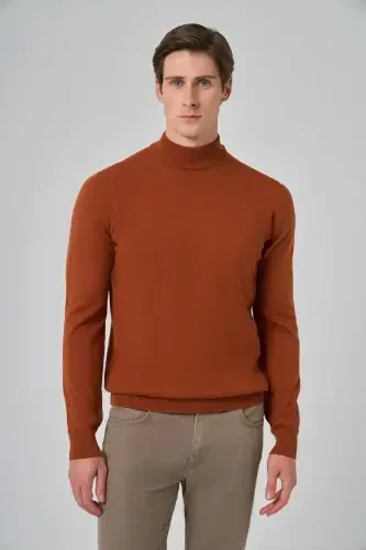 Modazone Men's Tile Basic Turtleneck Dynamic Fit Relaxed Fit Knitwear 