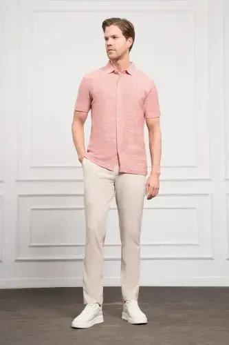 Modazone Men's Tile Trend Apache Collar Dynamic Fit Short Sleeve Shirt - MORVEN (1)