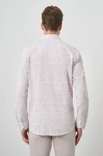 Modazone Men's Tile Trend Dynamic Fit Italian Collar Shirt - 5