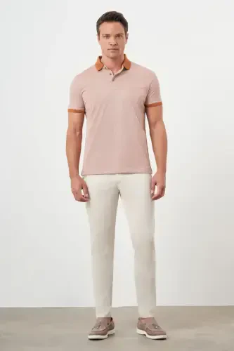 Modazone Men's Tile Trend Polo Collar Dynamic Fit T-Shirt - 5