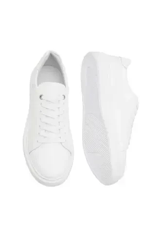 Modazone Men's White Sneaker Casual Shoes - 3