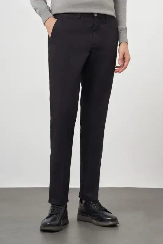 Modazone Мужские Черные Dynamic Fit Chino Брюки - 1