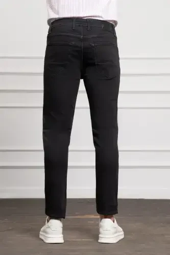 Modazone Мужские Черные Джинсы Slim Fit Dark Крой Брюки - 3