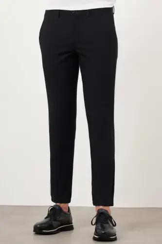 Modazone мужские черные летние хлопковые чиносы Slim Fit с боковыми карманами - MORVEN (1)