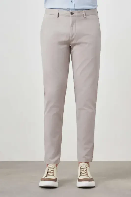 Modazone мужские летние хлопковые брюки чинос с боковыми карманами Slim Fit - 2