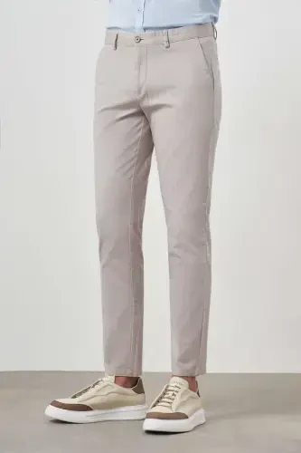 Modazone мужские летние хлопковые брюки чинос с боковыми карманами Slim Fit - 3