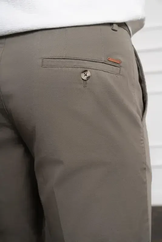 Modazone Мужские Зеленые Dynamic Fit Chino Брюки - 4