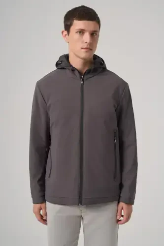 Modazone мужской дымчатый модный двусторонний капюшон - 1