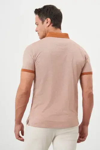 Modazone Мужской Кирпичный Тренд Polo Воротник Dynamic Fit Футболка - 6