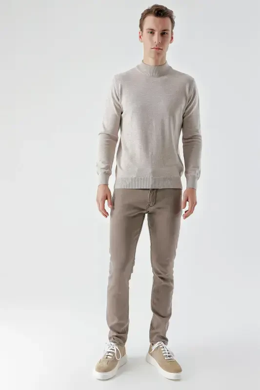 Modazone Мужской Визон Демисезонный Хлопок 5 Карманов Slim Fit Джинсы - 6