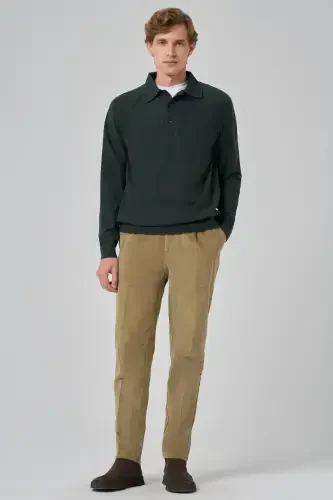 Modazone Мужской хаки Trend Core Spun Polo воротник Dynamic Fit Свободный крой Трикотаж - 4