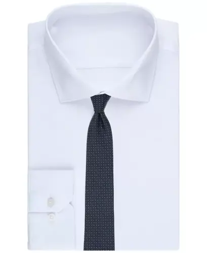 Men's Inari Solid Tie, Exclusively at Modazone - Dark Navy - ALFANI (1)