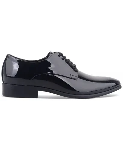 Men's Walkerr Lace-Up Dress Shoes, Exclusively at Modazone-Black - ALFANI (1)