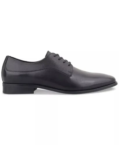 Men's Jefferson Leather Dress Shoes, Exclusively at Modazone-Black Leather - ALFANI (1)