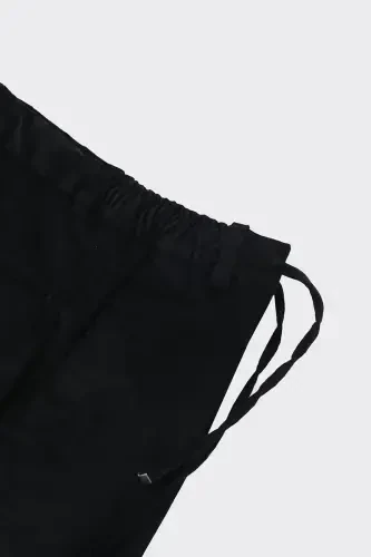 Modern and Stylish Men's Jogger Pants - Cotton and Lycra Blend-kaw2511w-Black - 4