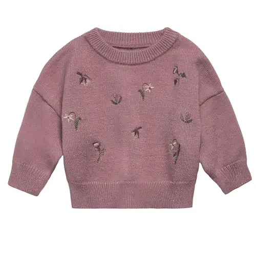 Modern Moments by Gerber Baby Embroidered Sweater Knit Top - 1