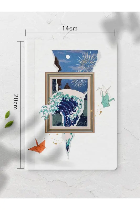 Modern Art Themed Notebook Set - 4 Pieces - 14cm*20cm - 64 Pages - Unlined-Art - 4