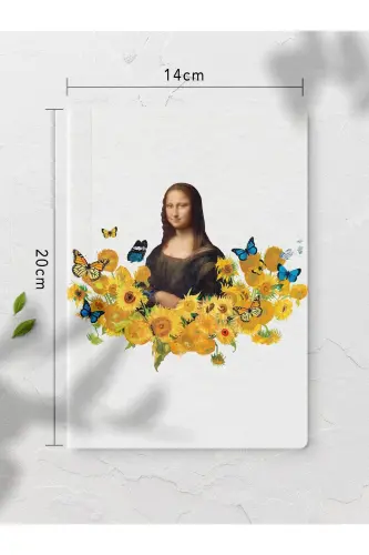 Modern Art Themed Notebook Set - 4 Pieces - 14cm*20cm - 64 Pages - Unlined-Art - 6