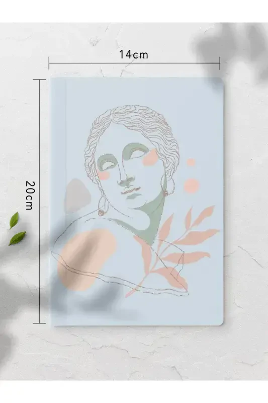 Modern Art Themed Notebook Set - 4 Pieces - 14cm*20cm - 64 Pages - Unlined - Art - 4