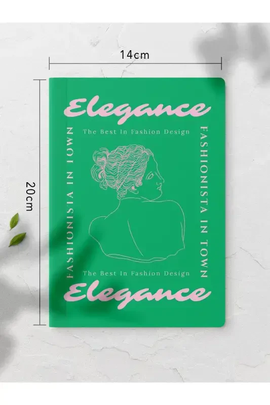 Modern Art Themed Notebook Set - 4 Pieces - 14cm*20cm - 64 Pages - Unlined - Art - 5