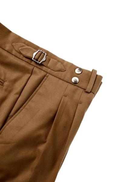 Viskon Kumaş Çift Pileli Erkek Pantolon-kav2251w - KADIR BÜYÜKKAYA (1)