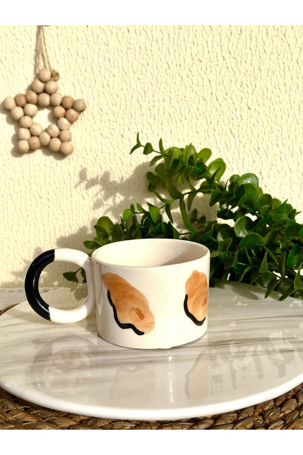 Modern Coffee Leopard Handmade Ceramic Mug - 1