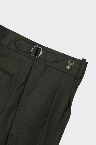 Modern Double Pleated Men's Trousers - 16